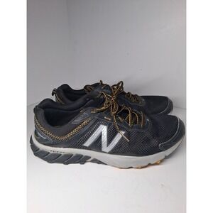 New Balance 610 V5 Techride All Terrain Trail Running Shoes Black Yellow Mens 11
